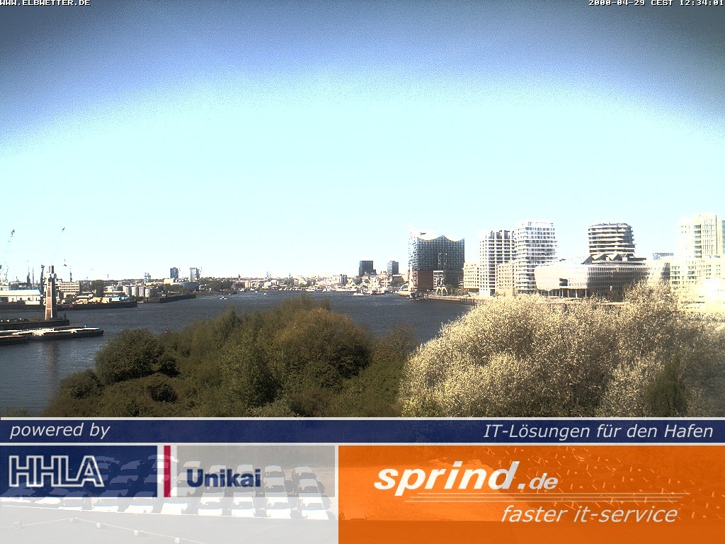 Archiv Foto Webcam Hamburg: Cruise Center Hafencity