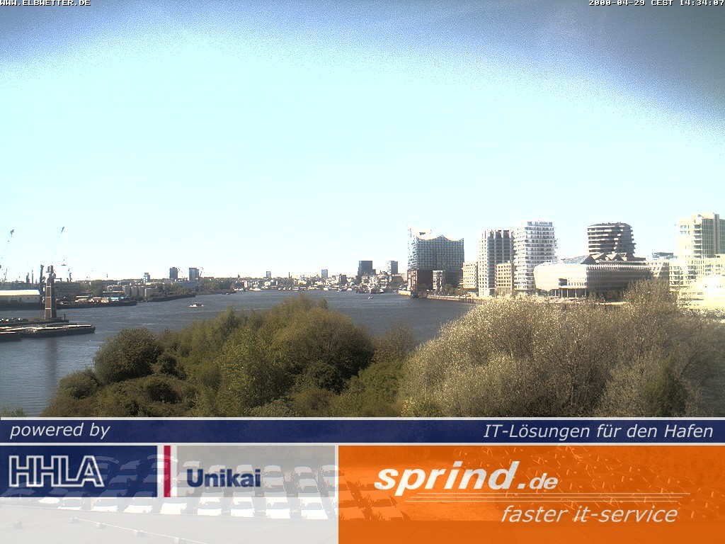 Archiv Foto Webcam Hamburg: Cruise Center Hafencity