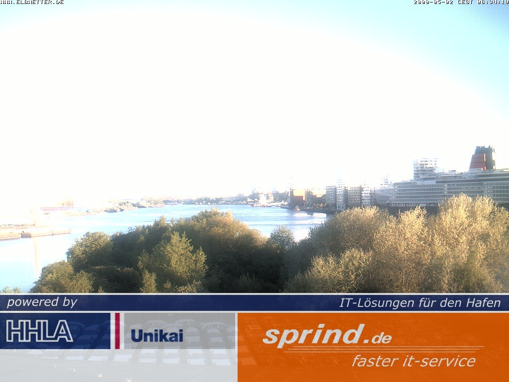 Archiv Foto Webcam Hamburg: Cruise Center Hafencity