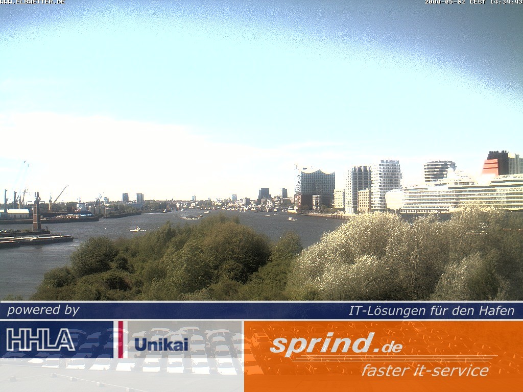 Archiv Foto Webcam Hamburg: Cruise Center Hafencity