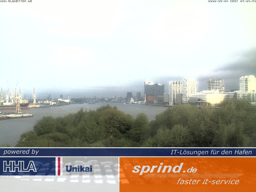 Archiv Foto Webcam Hamburg: Cruise Center Hafencity