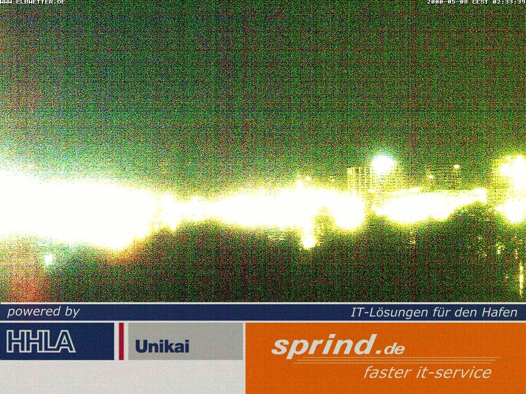 Archived image Webcam Hamburg Cruise Center