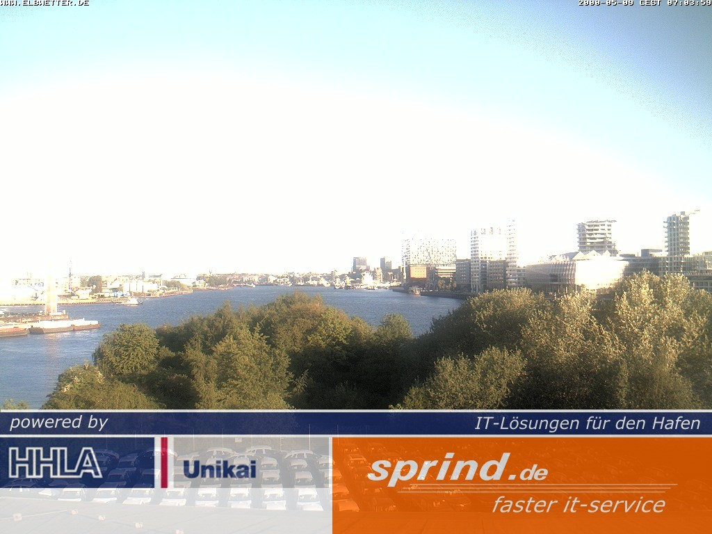 Archiv Foto Webcam Hamburg: Cruise Center Hafencity