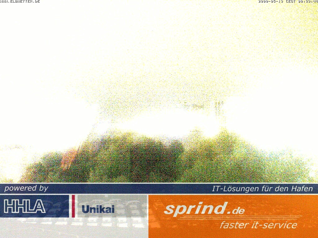 Archived image Webcam Hamburg Cruise Center