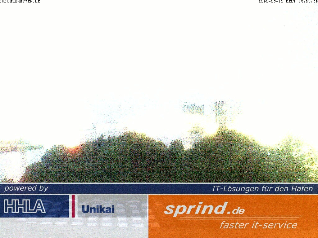 Archived image Webcam Hamburg Cruise Center