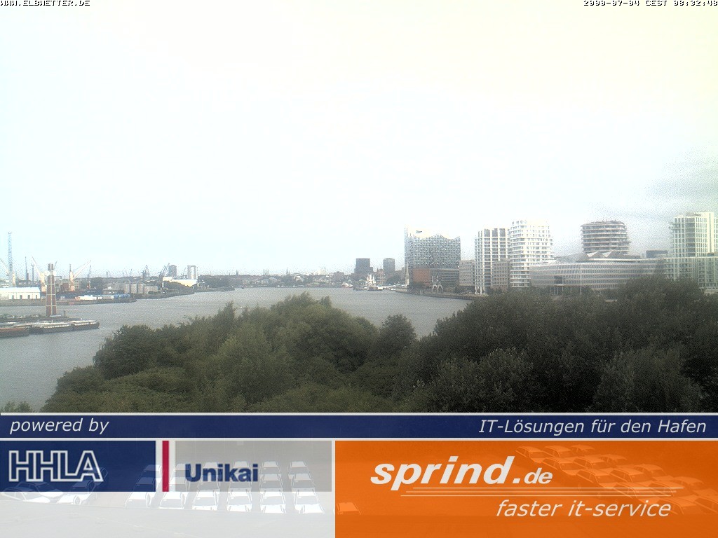 Archiv Foto Webcam Hamburg: Cruise Center Hafencity
