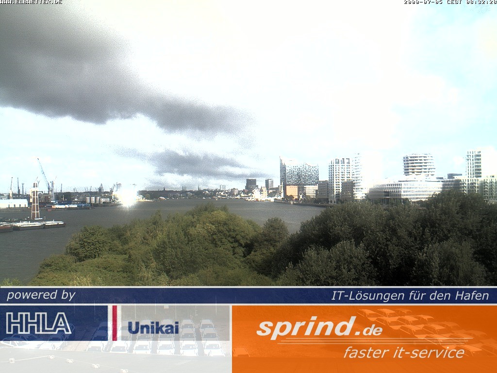 Archiv Foto Webcam Hamburg: Cruise Center Hafencity