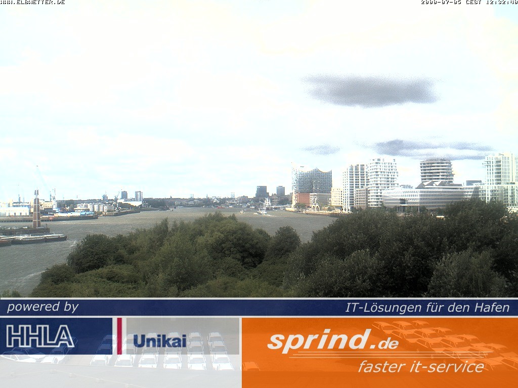 Archiv Foto Webcam Hamburg: Cruise Center Hafencity