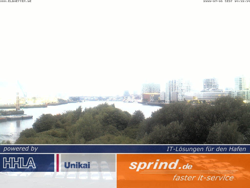 Archiv Foto Webcam Hamburg: Cruise Center Hafencity
