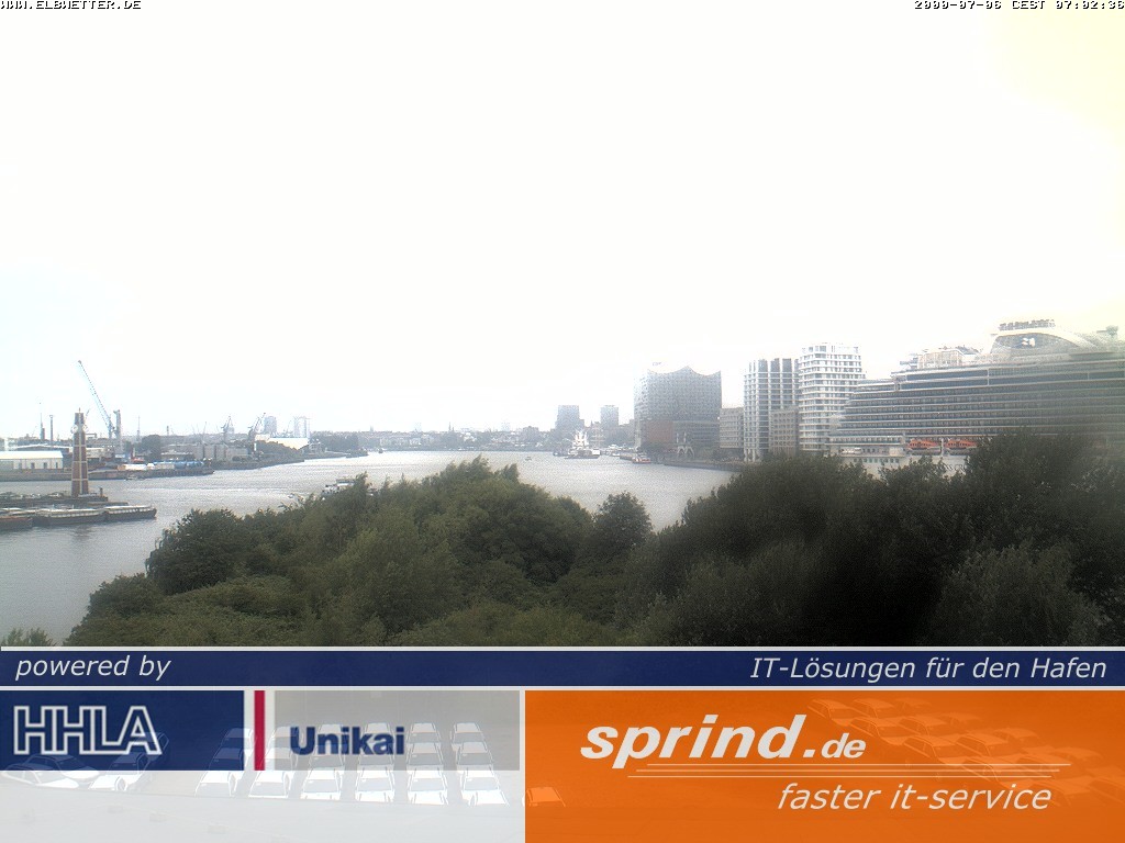 Archiv Foto Webcam Hamburg: Cruise Center Hafencity