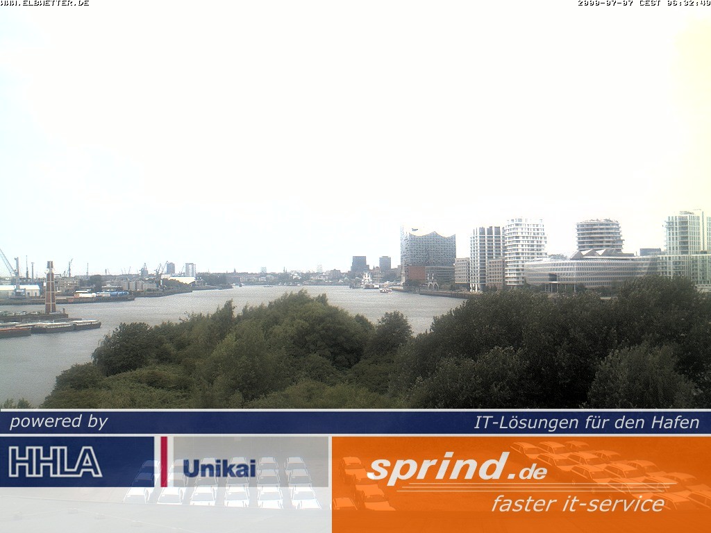 Archiv Foto Webcam Hamburg: Cruise Center Hafencity