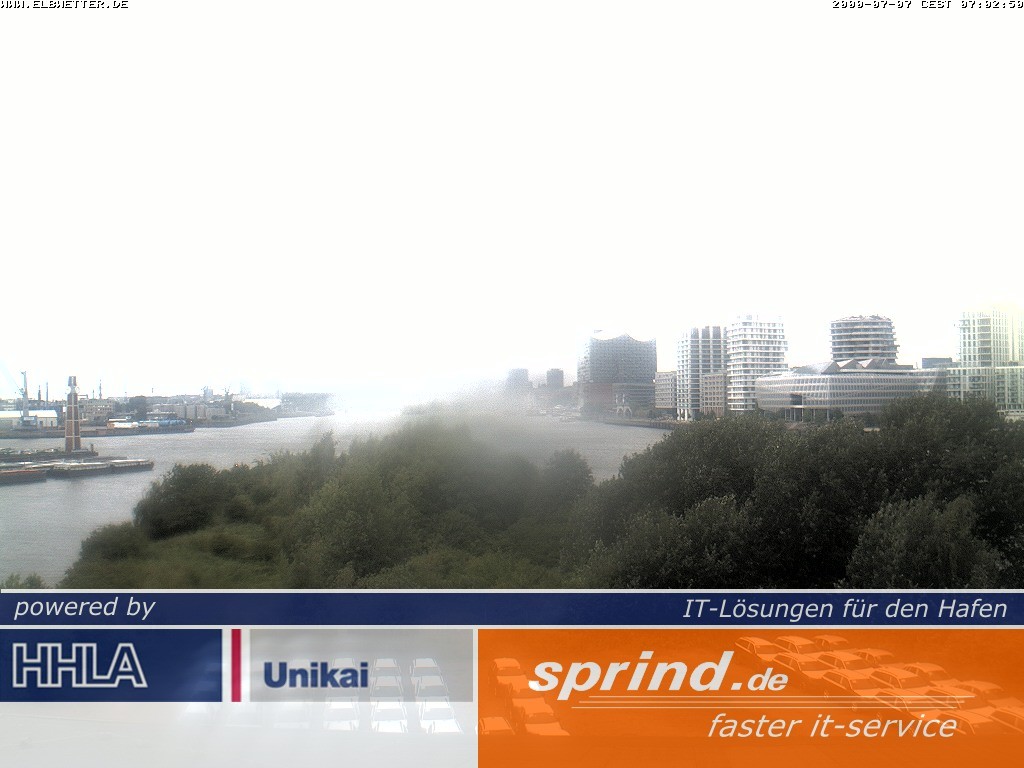 Archiv Foto Webcam Hamburg: Cruise Center Hafencity