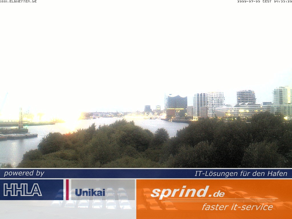 Archiv Foto Webcam Hamburg: Cruise Center Hafencity
