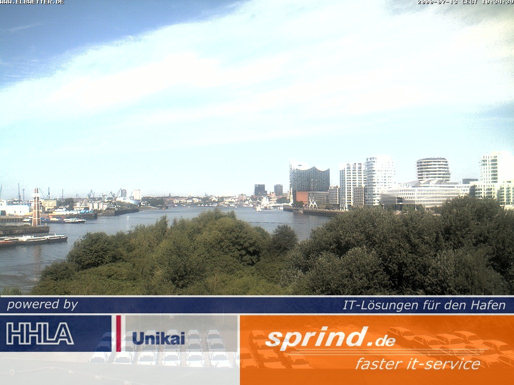 Archiv Foto Webcam Hamburg: Cruise Center Hafencity