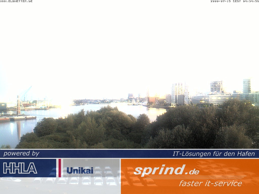 Archiv Foto Webcam Hamburg: Cruise Center Hafencity