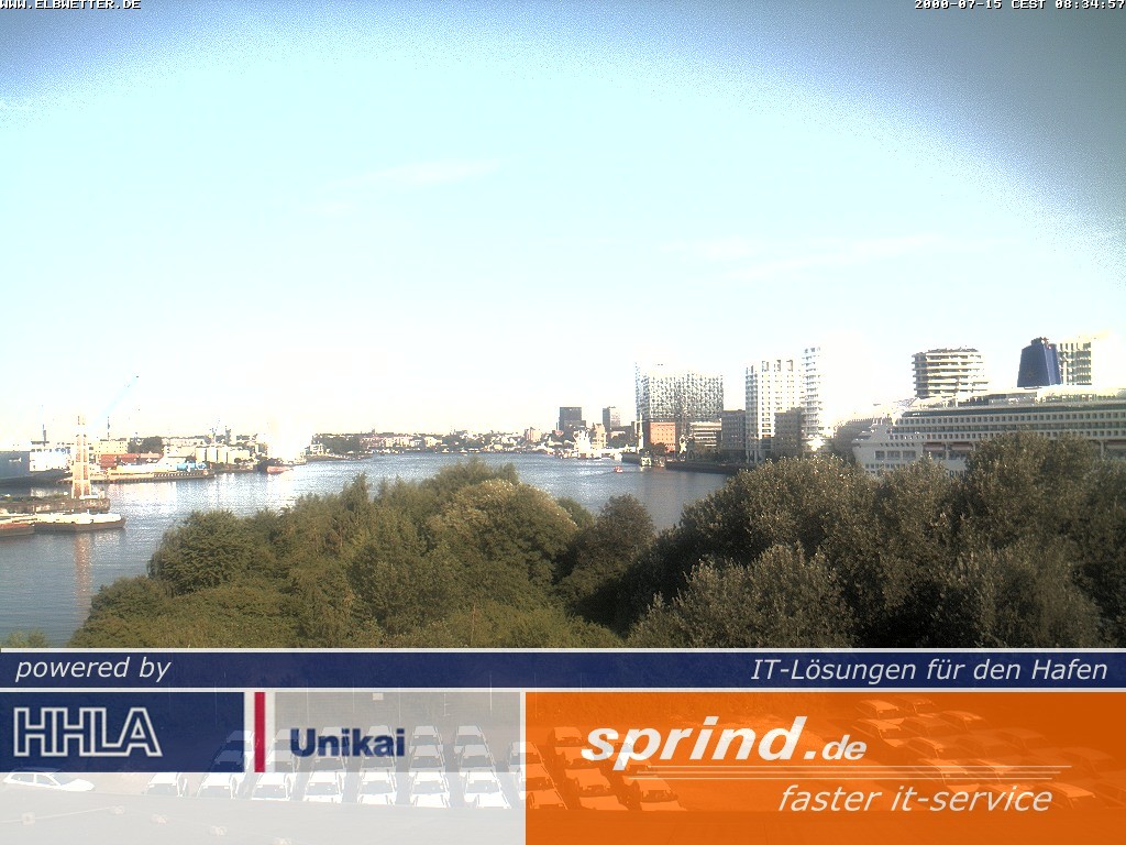 Archiv Foto Webcam Hamburg: Cruise Center Hafencity