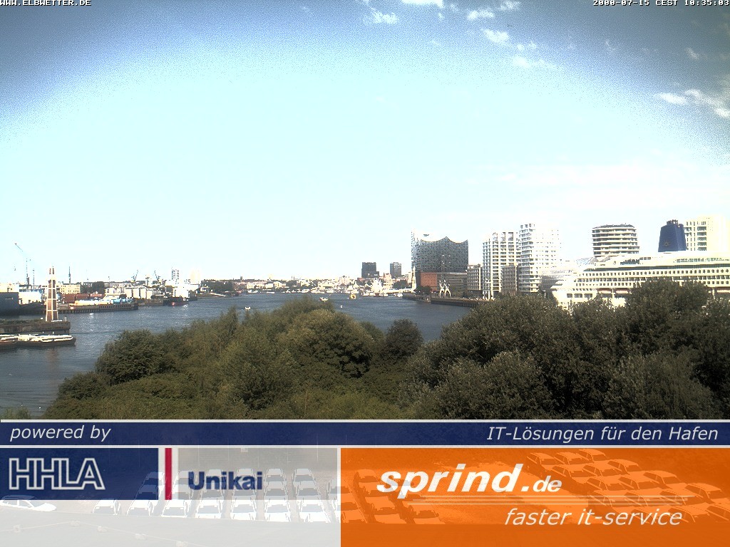 Archiv Foto Webcam Hamburg: Cruise Center Hafencity