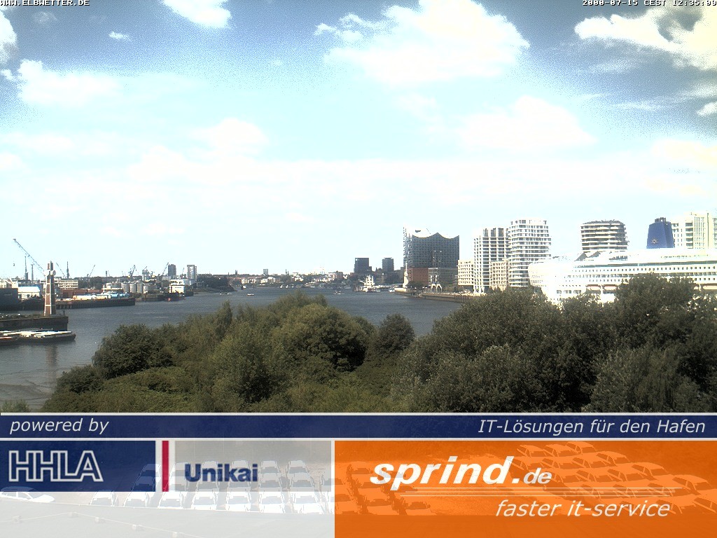Archiv Foto Webcam Hamburg: Cruise Center Hafencity