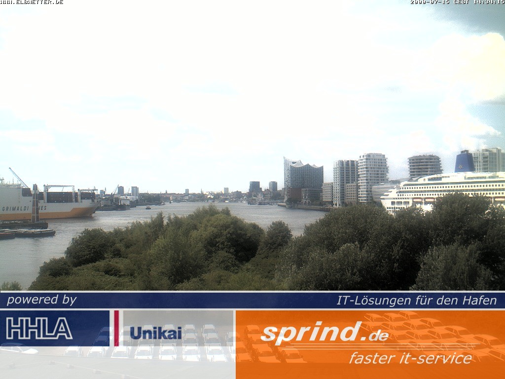 Archiv Foto Webcam Hamburg: Cruise Center Hafencity