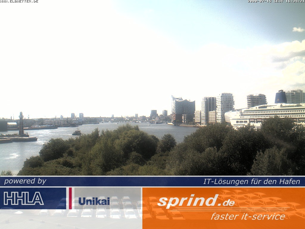 Archiv Foto Webcam Hamburg: Cruise Center Hafencity