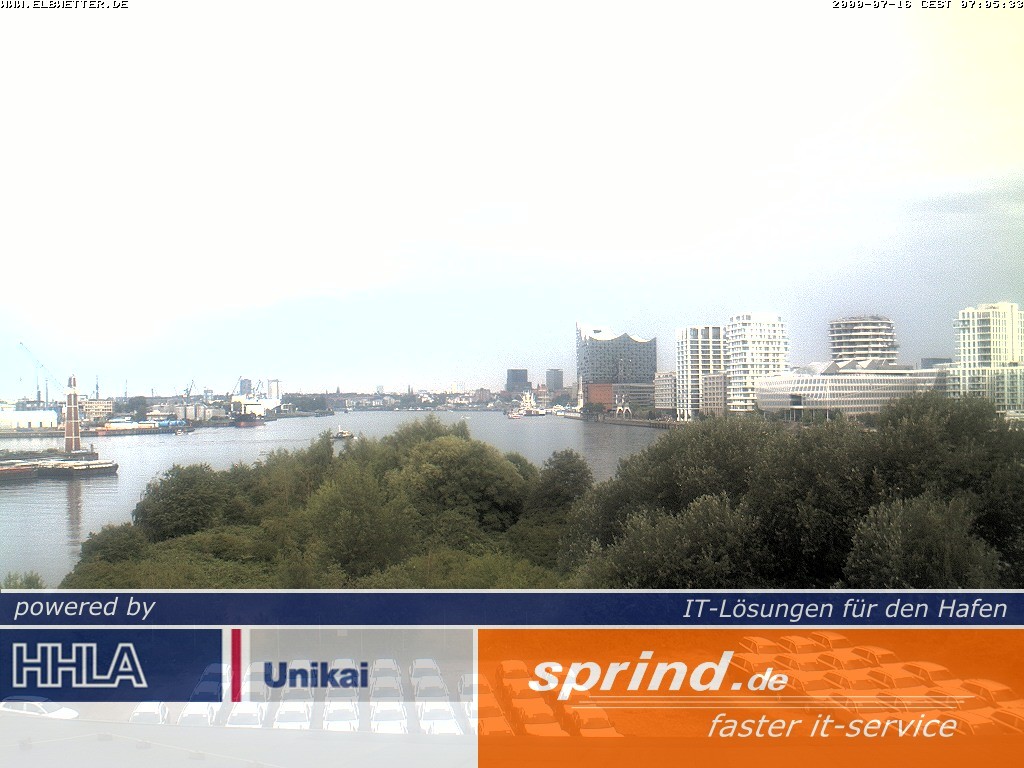 Archiv Foto Webcam Hamburg: Cruise Center Hafencity