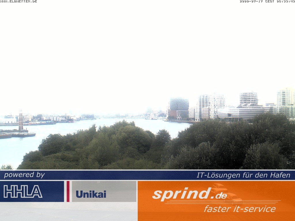 Archiv Foto Webcam Hamburg: Cruise Center Hafencity