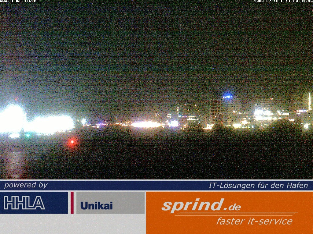 Archived image Webcam Hamburg Cruise Center