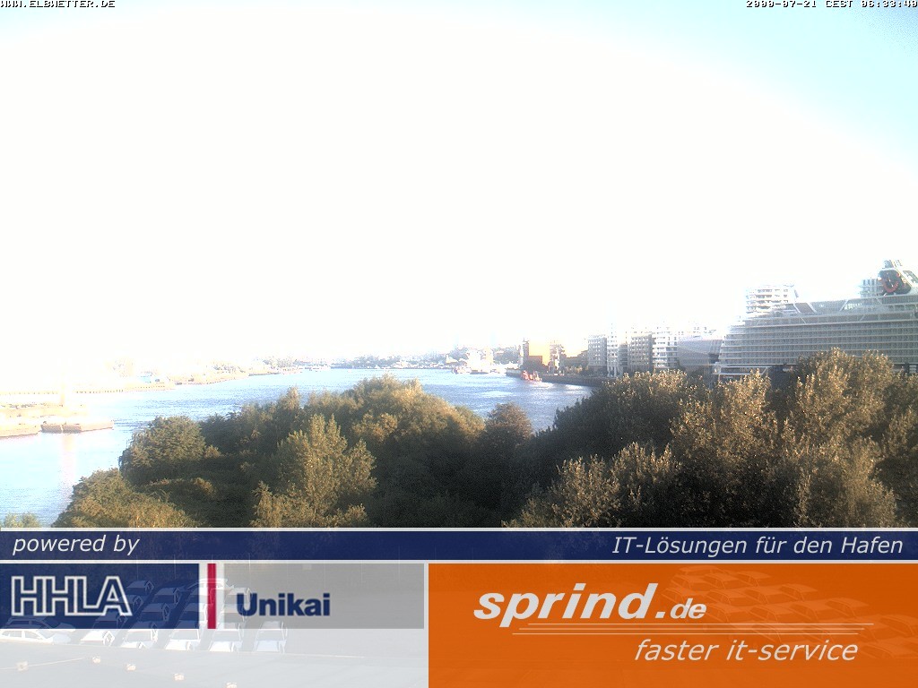 Archiv Foto Webcam Hamburg: Cruise Center Hafencity