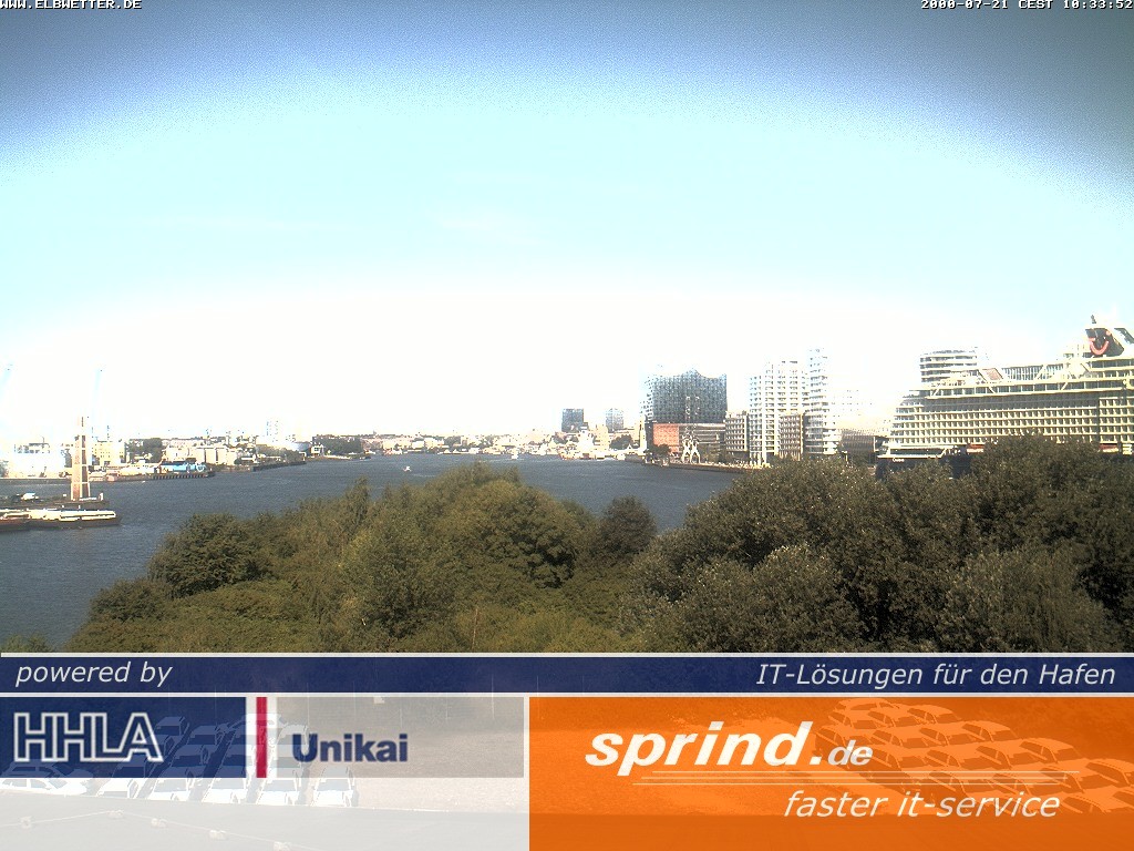 Archiv Foto Webcam Hamburg: Cruise Center Hafencity
