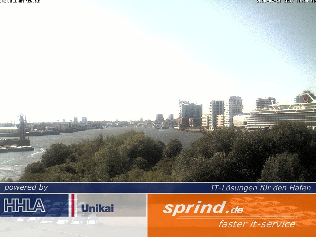 Archiv Foto Webcam Hamburg: Cruise Center Hafencity