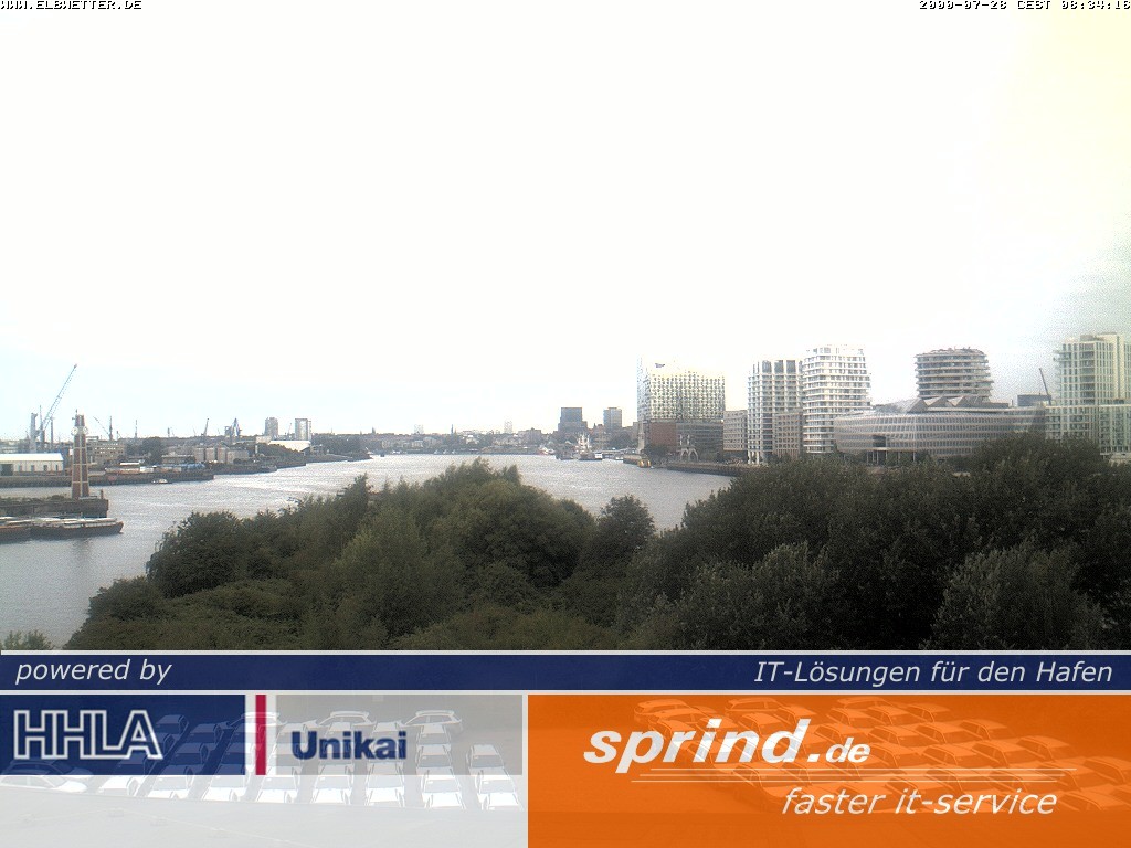Archiv Foto Webcam Hamburg: Cruise Center Hafencity