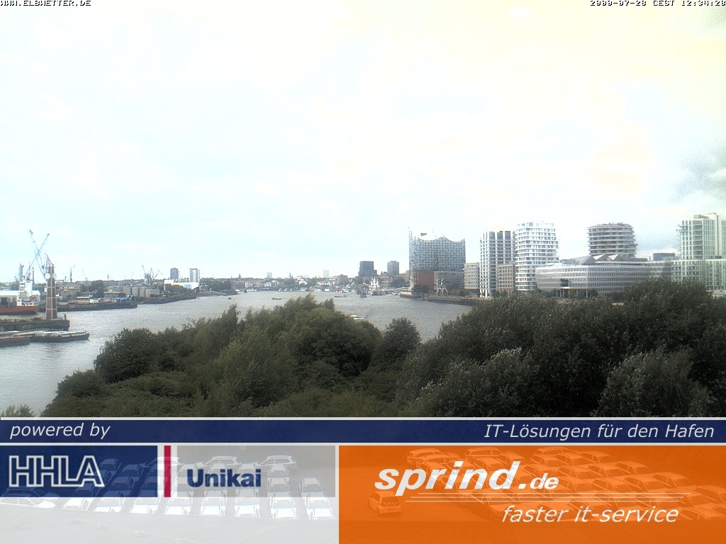 Archiv Foto Webcam Hamburg: Cruise Center Hafencity