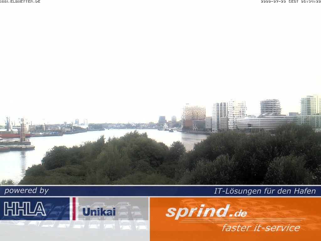 Archiv Foto Webcam Hamburg: Cruise Center Hafencity