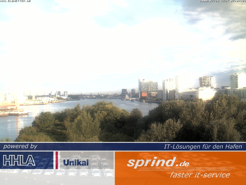 Archiv Foto Webcam Hamburg: Cruise Center Hafencity