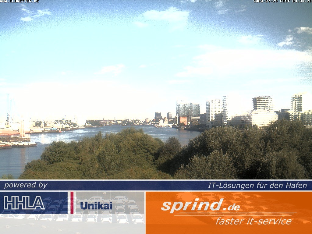 Archiv Foto Webcam Hamburg: Cruise Center Hafencity