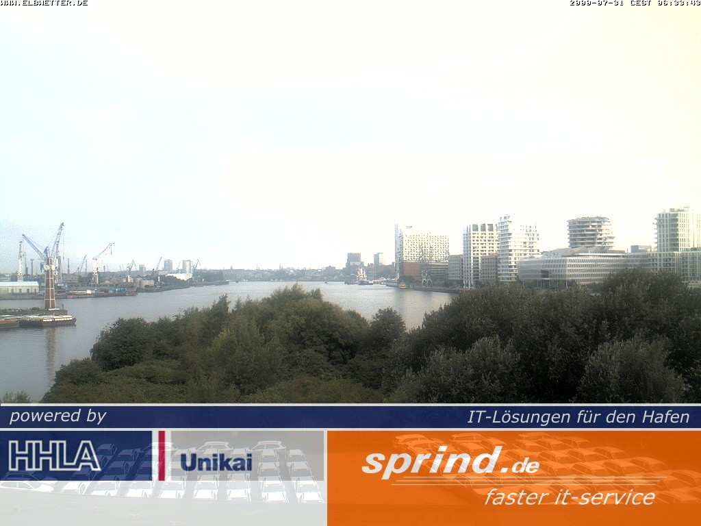 Archiv Foto Webcam Hamburg: Cruise Center Hafencity