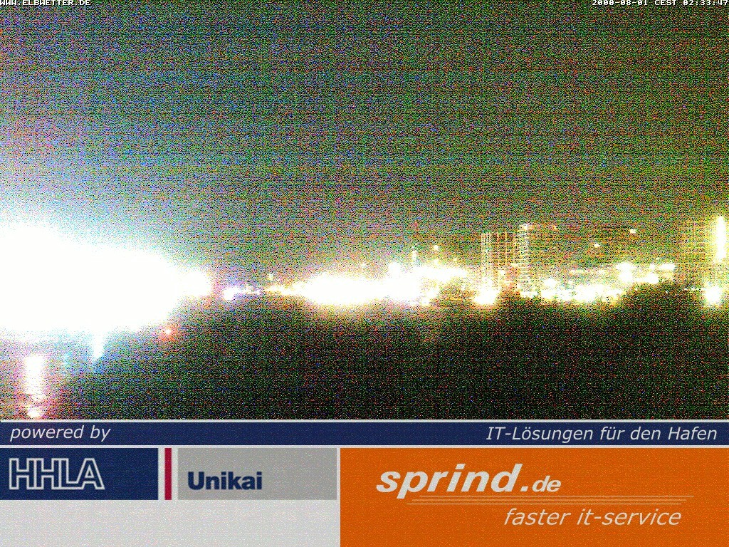 Archived image Webcam Hamburg Cruise Center