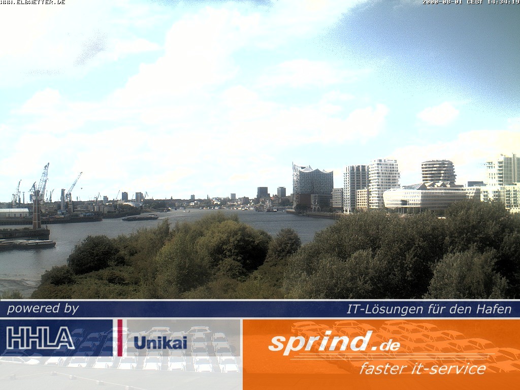 Archiv Foto Webcam Hamburg: Cruise Center Hafencity