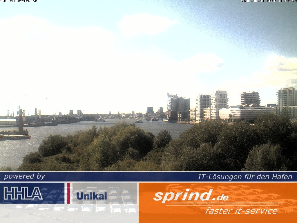 Archiv Foto Webcam Hamburg: Cruise Center Hafencity