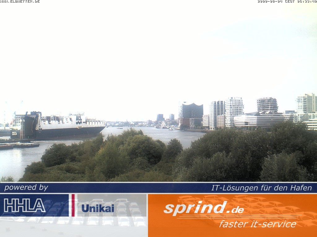 Archiv Foto Webcam Hamburg: Cruise Center Hafencity