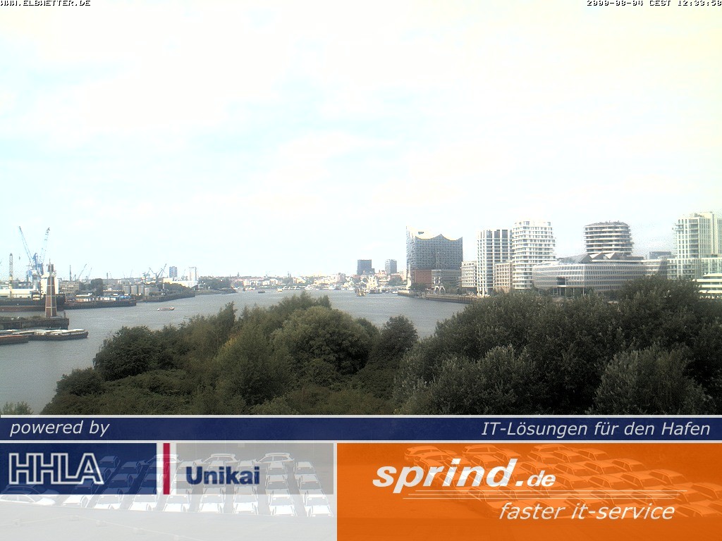 Archiv Foto Webcam Hamburg: Cruise Center Hafencity