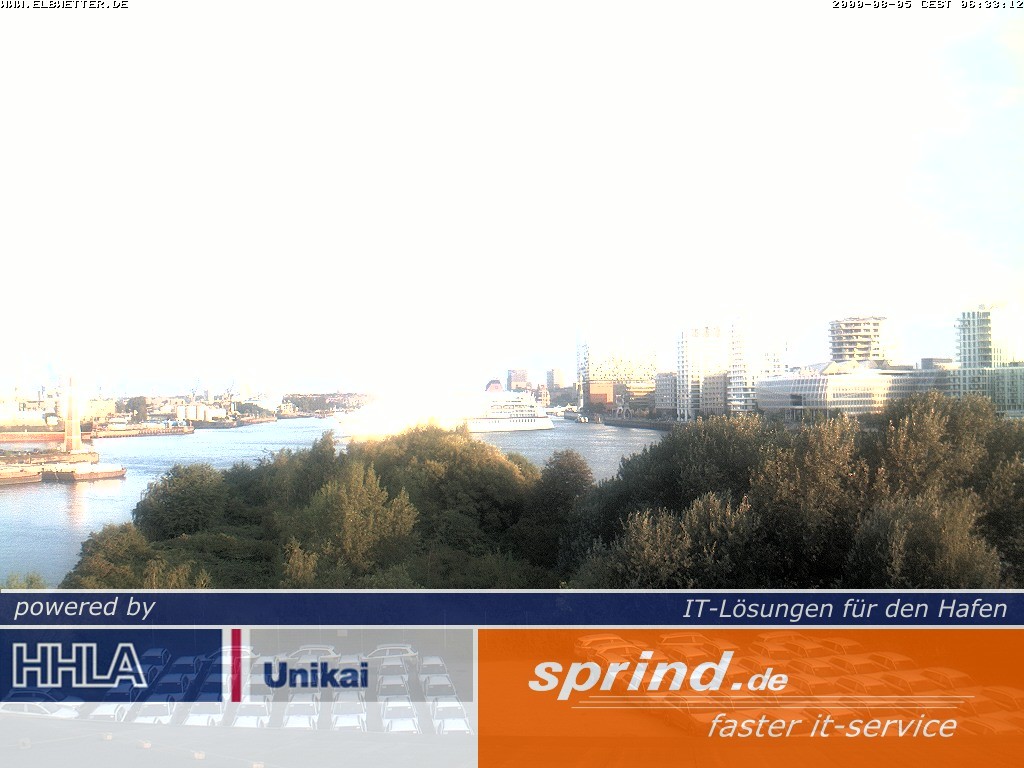 Archiv Foto Webcam Hamburg: Cruise Center Hafencity