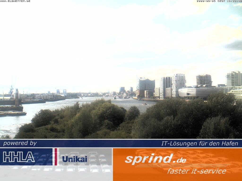 Archiv Foto Webcam Hamburg: Cruise Center Hafencity