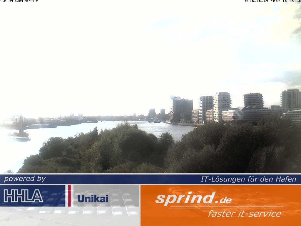 Archiv Foto Webcam Hamburg: Cruise Center Hafencity