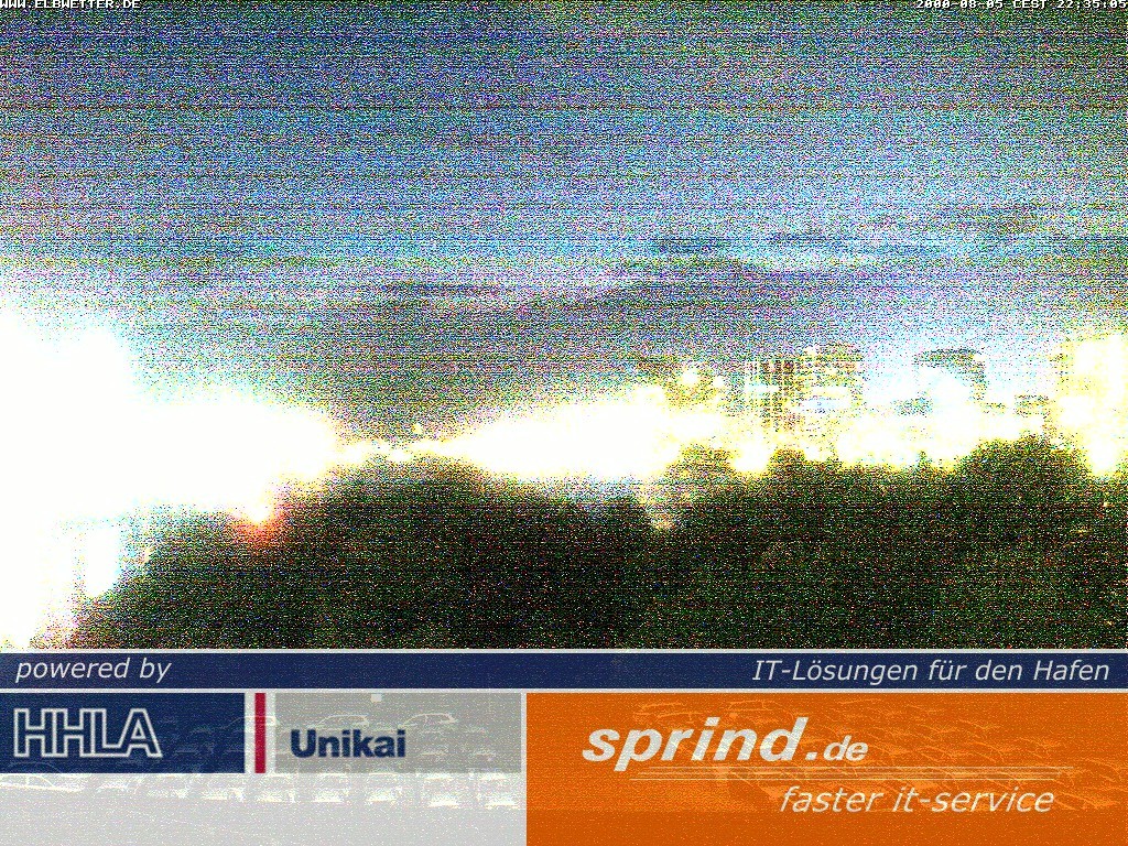 Archived image Webcam Hamburg Cruise Center