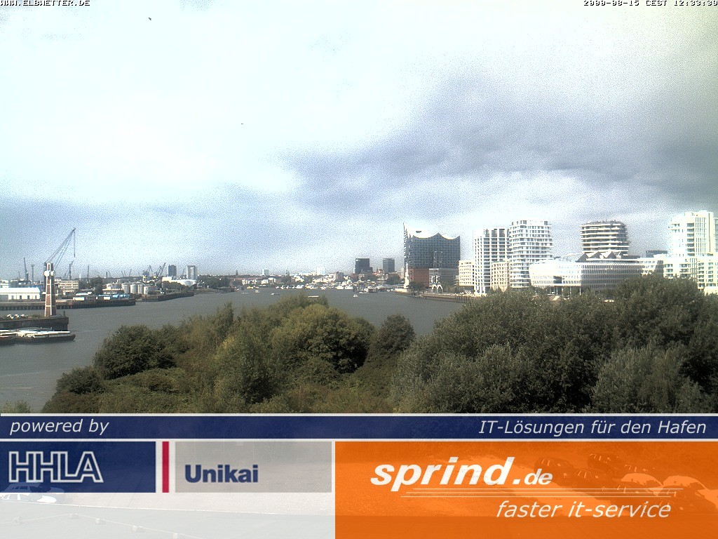 Archiv Foto Webcam Hamburg: Cruise Center Hafencity