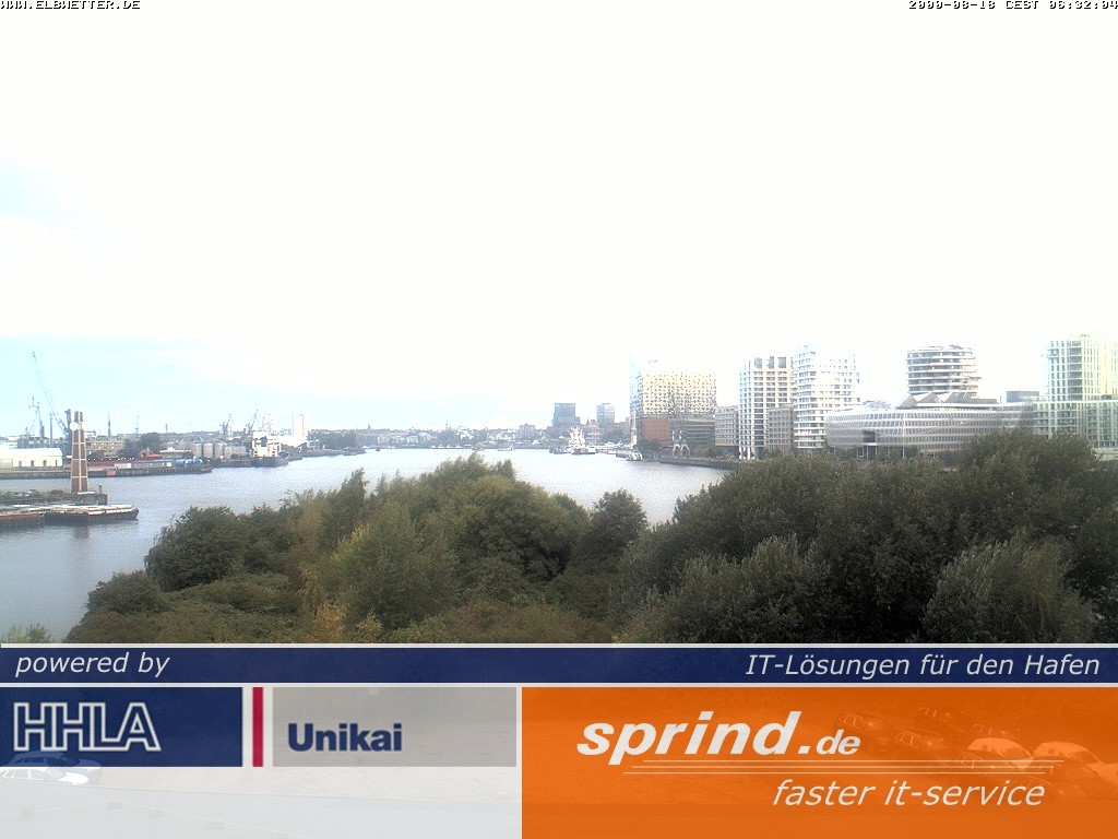 Archiv Foto Webcam Hamburg: Cruise Center Hafencity