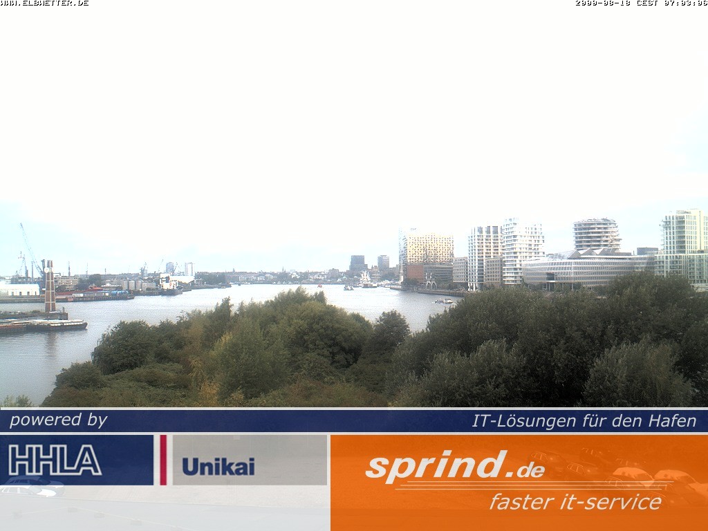 Archiv Foto Webcam Hamburg: Cruise Center Hafencity