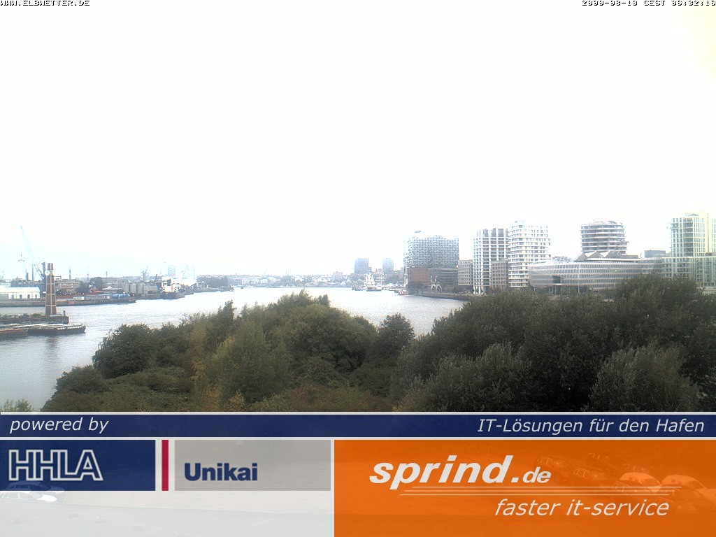 Archiv Foto Webcam Hamburg: Cruise Center Hafencity