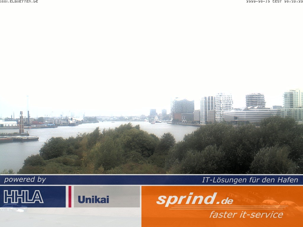 Archiv Foto Webcam Hamburg: Cruise Center Hafencity